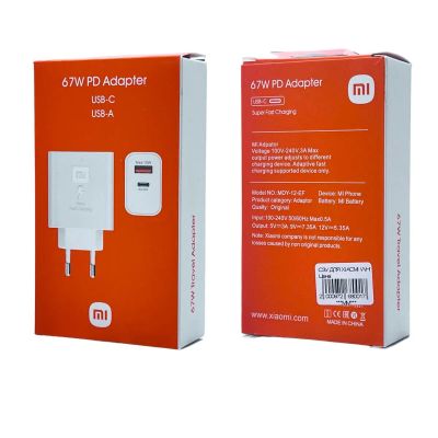 Лот: 22144491. Фото: 1. СЗУ ДЛЯ XIAOMI WHITE USB-C+USB-A... Зарядные устройства, блоки питания, адаптеры сетевые для смартфонов
