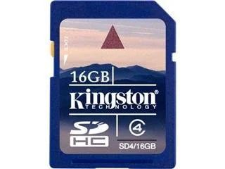 Лот: 519446. Фото: 1. Карта памяти KINGSTON 16GB SDHC4. USB-флеш карты