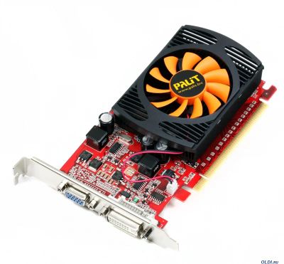 Лот: 6516162. Фото: 1. Palit GeForce GT 220 550Mhz PCI-E... Видеокарты