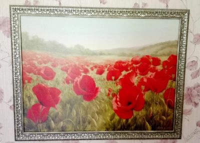 Лот: 5755226. Фото: 1. Картина "Маки". Произведения