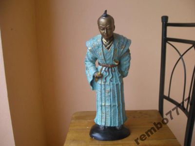 Лот: 5822578. Фото: 1. воин.самурай.бронза.вьетнам.45см... Скульптуры