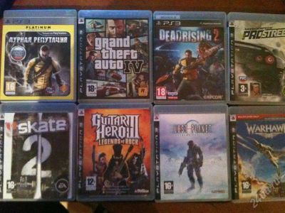 Лот: 908948. Фото: 1. Игры на PS3:Skate 2,NFS Carbon... Игры для консолей