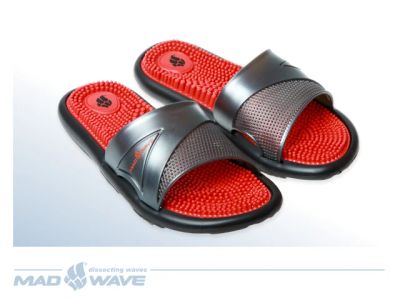 Лот: 3606005. Фото: 1. Сланцы Madwave 36 размер с массажными... Шлепанцы, сланцы