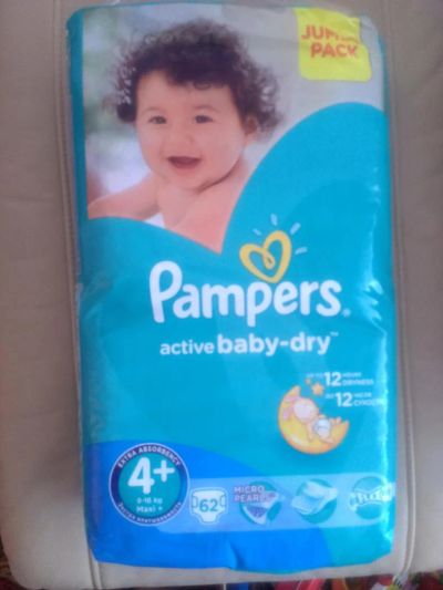 Лот: 6443041. Фото: 1. Подгузники Pampers activ baby-dry... Детская гигиена