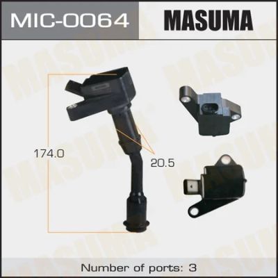 Лот: 18589747. Фото: 1. Катушка зажигания masuma focus... Электрооборудование