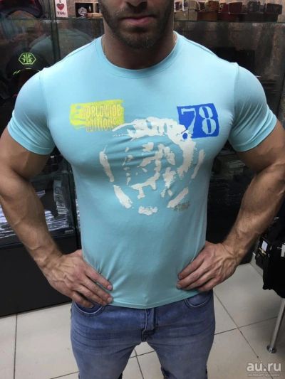 Лот: 8544440. Фото: 1. Футболка бирюз Diesel. Футболки, поло