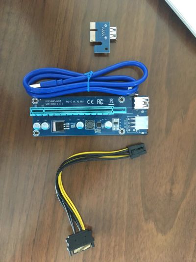 Лот: 11357785. Фото: 1. Райзер (Riser) PCI-E 1x-16x VER... Шлейфы, кабели, переходники