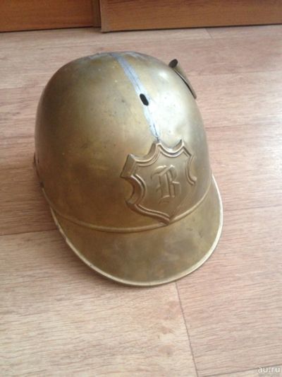Лот: 15507894. Фото: 1. Пожарный латунный шлем,Вюртемберг... Шлемы