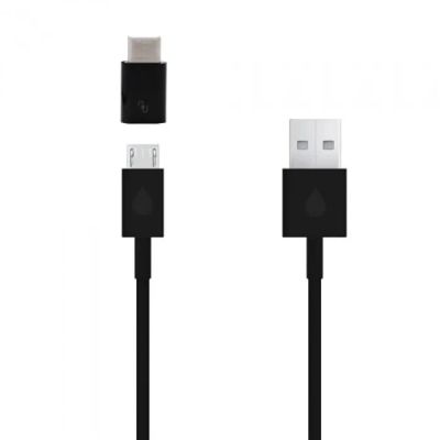 Лот: 6811227. Фото: 1. Переходник microUSB - USB Type-C... Дата-кабели, переходники