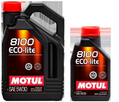 Лот: 9119321. Фото: 1. MOTUL 8100 Eco-lite 5W30 5л... Масла, жидкости