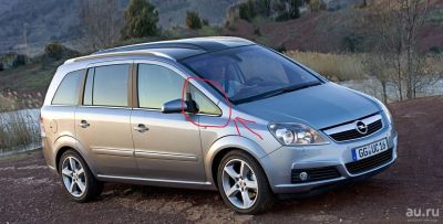 Лот: 8375331. Фото: 1. Opel zafira форточка переднего... Кузов