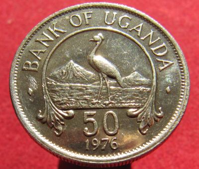 Лот: 18842381. Фото: 1. Уганда 50 центов, 1974 г. Остальные страны