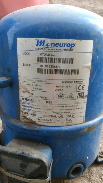 Лот: 14706329. Фото: 1. Холодильный компрессор Maneurop... Холодильное