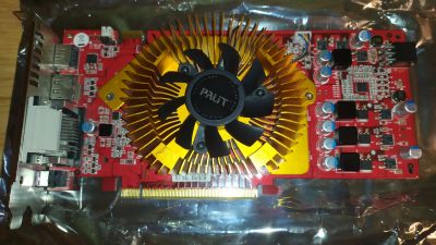 Лот: 4721231. Фото: 1. Видеокарта Palit Geforce 9600GT... Видеокарты