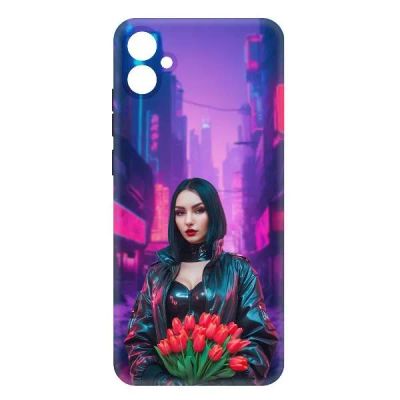 Лот: 25133654. Фото: 1. Чехол Krutoff Soft Case "Киберпанк... Чехлы, бамперы