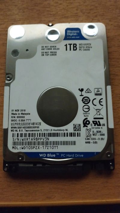 Лот: 15166732. Фото: 1. 1 TB Hard disk 1 ТБ Жёсткий диск... Жёсткие диски