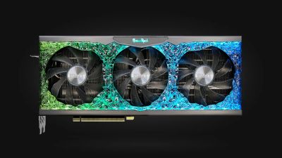 Лот: 19566552. Фото: 1. Palit GeForce RTX 3080 GameRock... Видеокарты