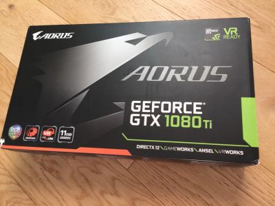 Лот: 11403989. Фото: 1. Видео карта GTX 1080TI AORUS Gigabyte. Видеокарты