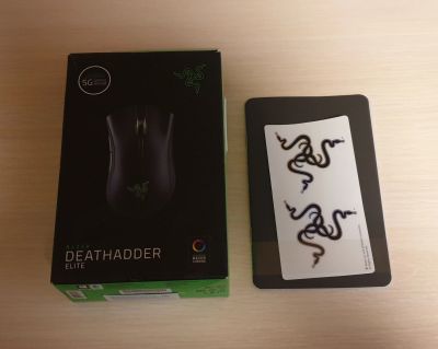 Лот: 16880103. Фото: 1. Мышь Razer DeathAdder Elite. Клавиатуры и мыши