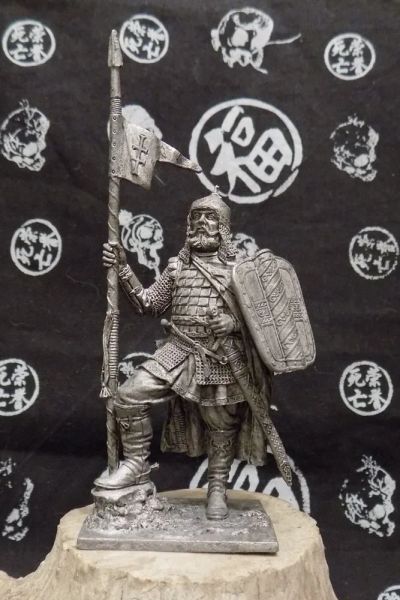Лот: 16844579. Фото: 1. Оловянный солдатик. Русский конный... Игрушки