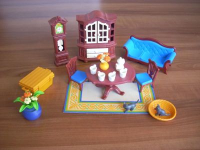 Лот: 8475958. Фото: 1. Мебель для куклы гостиная Playmobil. Конструкторы