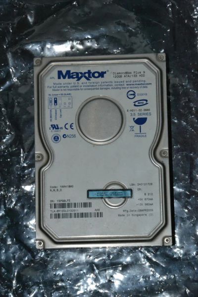Лот: 6642382. Фото: 1. Maxtor 6Y120M0. Жёсткие диски (HDD)