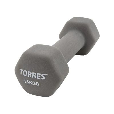 Лот: 22367514. Фото: 1. Гантель Torres 1,5 кг PL550115. Гантели