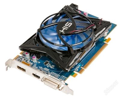 Лот: 2264796. Фото: 1. Видеокарта HIS Radeon 6750 1gb... Видеокарты