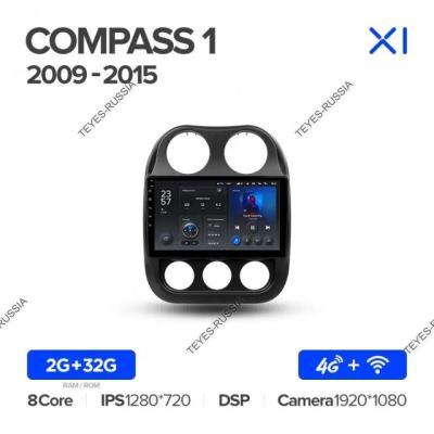 Лот: 20758946. Фото: 1. Магнитола Teyes X1 Compass 2009-2015. Автомагнитолы