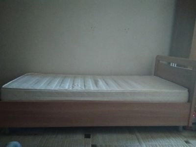 Лот: 11425002. Фото: 1. Кровать односпальная с ортопедическим... Кровати