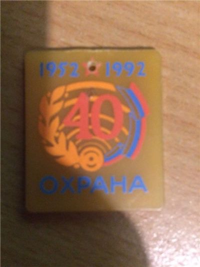Лот: 10033757. Фото: 1. значок охраны. Сувенирные