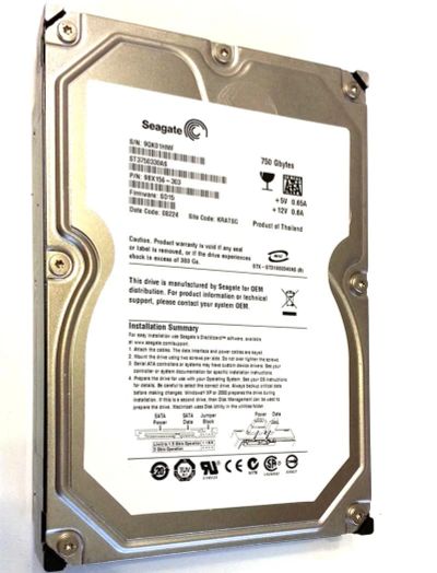 Лот: 3010421. Фото: 1. Жёсткий диск 3.5'' SATA 750Gb... Жёсткие диски (HDD)
