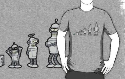 Лот: 2177311. Фото: 1. Футболка Футурама Futurama - Bender... Футболки, поло