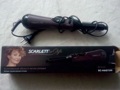 Лот: 13959202. Фото: 1. Фен-щетка Scarlett SC-HAS7399. Укладка и стрижка волос, бритьё, эпиляция