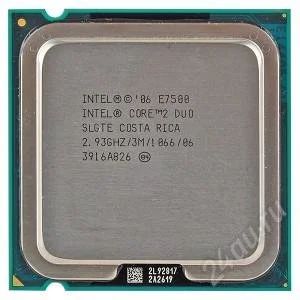 Лот: 1703630. Фото: 1. Процессор Intel "Core 2 Duo E7500... Процессоры