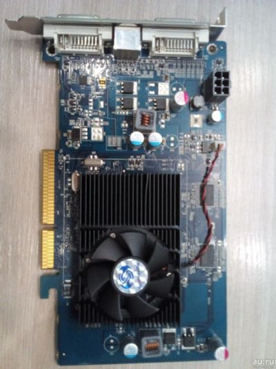 Лот: 13824913. Фото: 1. Видеокарта AGP HD4650 ddr2 1 GB. Видеокарты