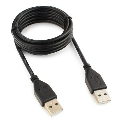 Лот: 19853250. Фото: 1. Кабель USB 2.0 AmAm (папа-папа... Шнуры, кабели, разъёмы