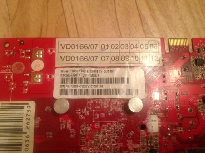 Лот: 7637891. Фото: 1. GeForce 7300GT 256mb PCI-E DVI... Видеокарты