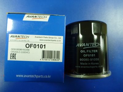 Лот: 11514339. Фото: 1. Фильтр масляный Toyota Avantech... Расходные материалы