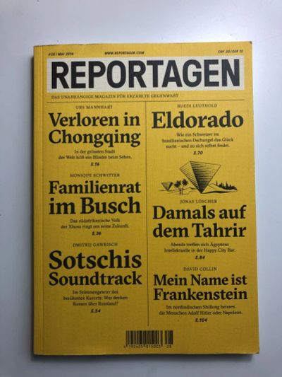 Лот: 23278320. Фото: 1. Журнал Reportagen. #28 / Mai 2016... Другое (литература, книги)