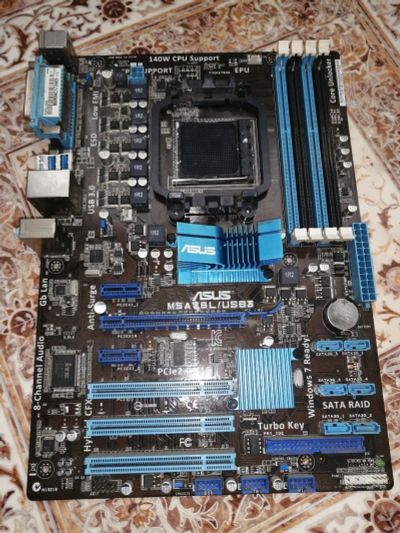 Лот: 14815300. Фото: 1. Материнская плата ASUS M5A78L... Материнские платы