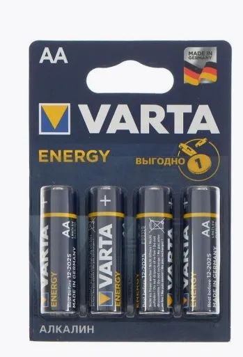 Лот: 20548949. Фото: 1. Батарейка Varta Energy AA, блистер... Батарейки, аккумуляторы, элементы питания