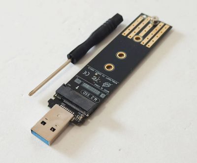 Лот: 19301264. Фото: 1. 2в1 USB3.1 адаптер M.2 SSD с поддержкой... SSD-накопители