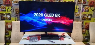 Лот: 17388484. Фото: 1. QLED-55дюйм,, изогнутый экран. Телевизоры