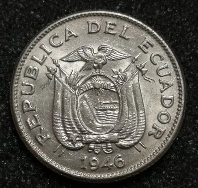 Лот: 23279745. Фото: 1. 1 сукре 1946 года. Республика... Америка