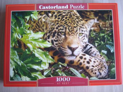 Лот: 13951347. Фото: 1. Пазлы Castorland 1000 Леопард. Пазлы
