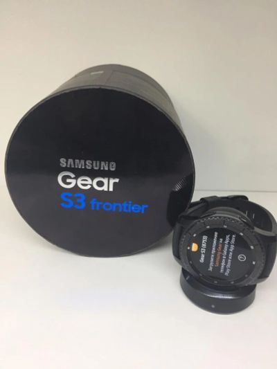 Лот: 15710387. Фото: 1. Смарт часы Samsung Gear S3 frontier. Смарт-часы, фитнес-браслеты, аксессуары