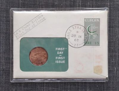 Лот: 16509683. Фото: 1. 1/2 пенни 1966 года. Ирландия... Европа