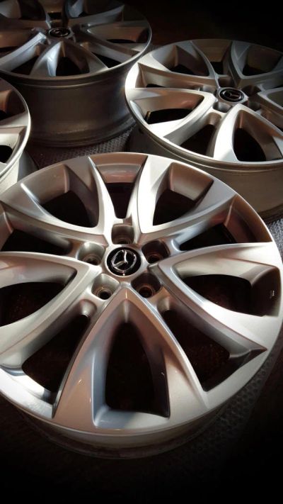 Лот: 7038717. Фото: 1. Оригинальные диски Mazda R19. Диски