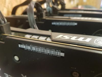 Лот: 20942342. Фото: 1. Майнинг ферма 3060 Ti 3060Ti 1070... Майнинг фермы, товары для майнинга